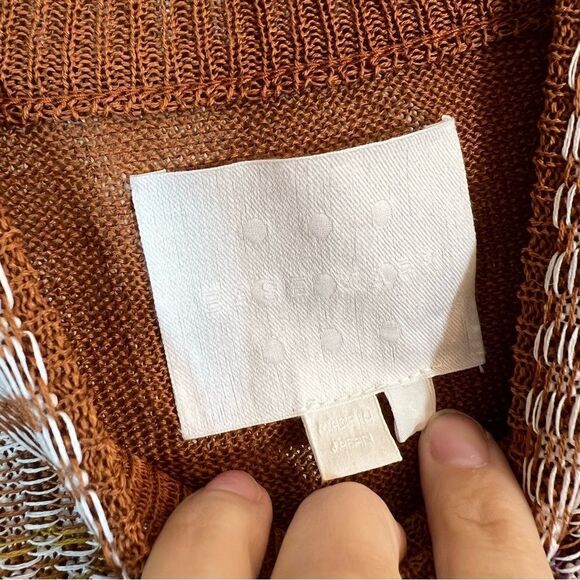 ✨ Base Mark Women’s Brown Purple Knit Tank Top Small Japan - Picture 6 of 11